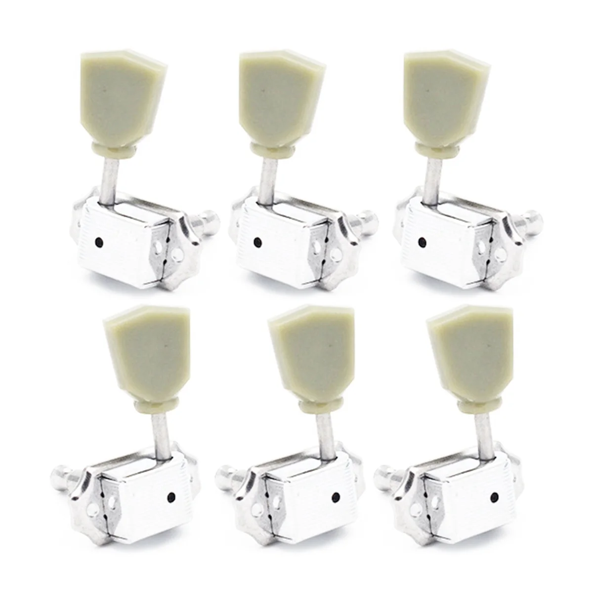 6Pcs Vintage Style Guitar Tuning Pegs Tuners 3L3R Compatible with Guitar Parts