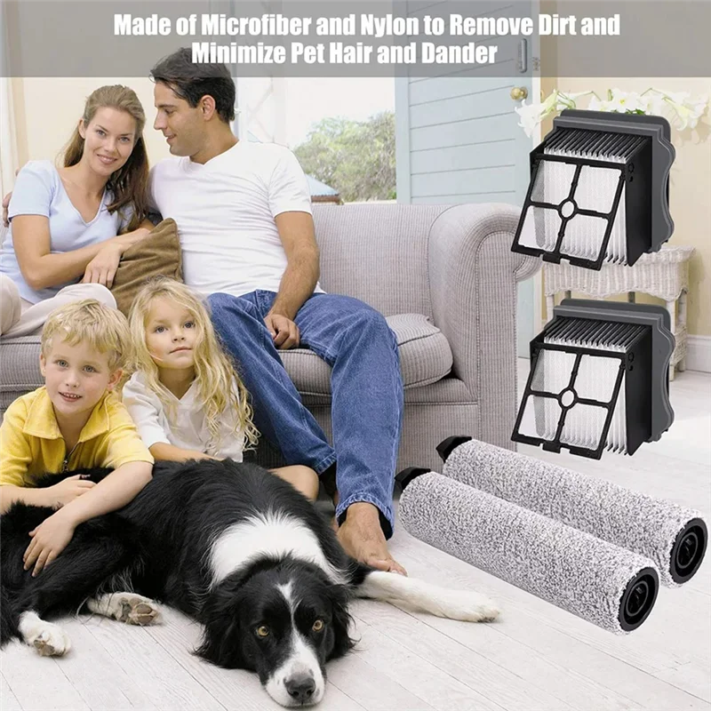 【Berserk】Rolo para Tineco Ifloor 3 Breeze Plus/Floor One S3 Filtro HEPA Peça acessória para aspirador de pó