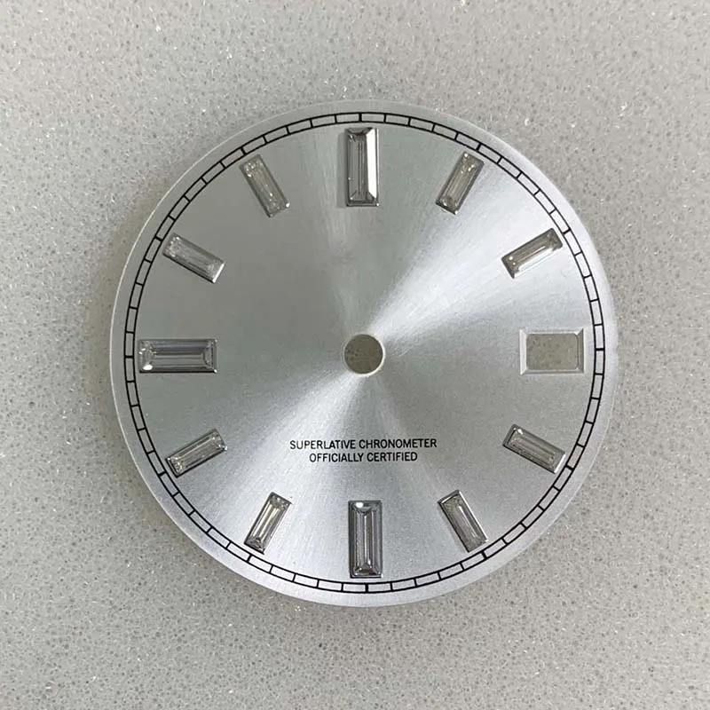 قرص NH35 قرص S قطر 28.5 ملم تاريخ فقط أشعة الشمس مناسب لملحقات تعديل ساعة الحركة NH35/36