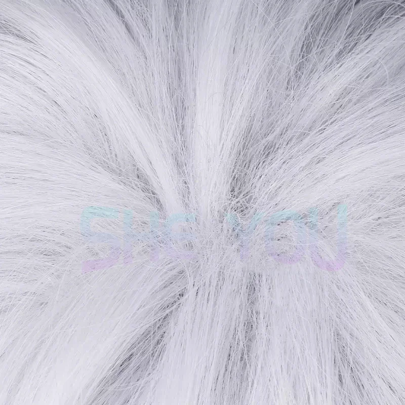 Cosplay Killua Zoldyck Cosplay Wig Short Silver White Wig Cosplay Anime Cosplay Wig Heat Resistant Synthetic Wig