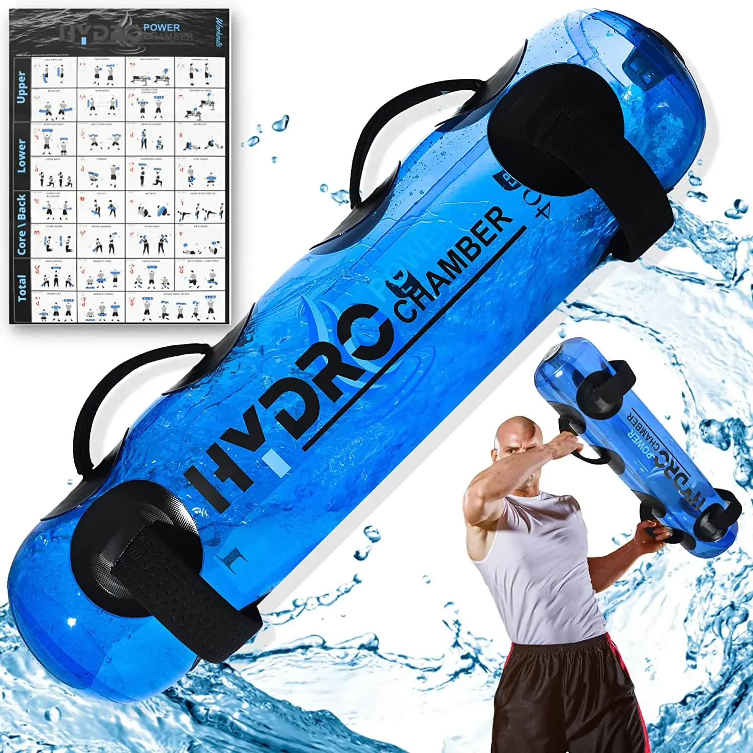 

Original Aqua Bag Instead of sandbag Training Power Bag with Water Weight Ultimate core and Balance Workout Portable