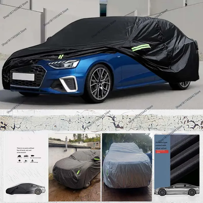

Waterproof Car Cover Replace for 2008-2025 Audi A4/S4 Sedanwith Windproof Bands for Snow Rain Dust Hail Protection