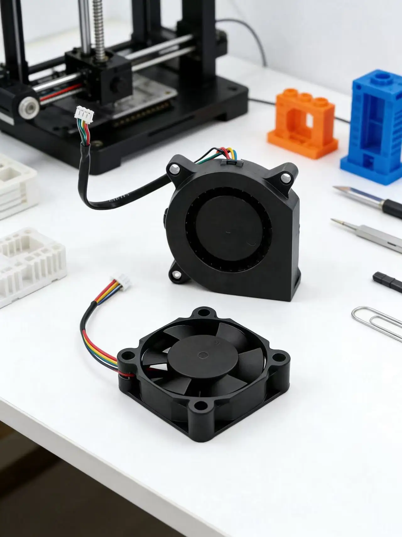 Oficjalny wentylator chłodzący Creality K1/K1C 3010 Axial/4020 Blower DC 24V, wentylator ekstrudera K1 MAX, wentylator radiatora hotendu do drukarki 3D — zdjęcie produktu 7