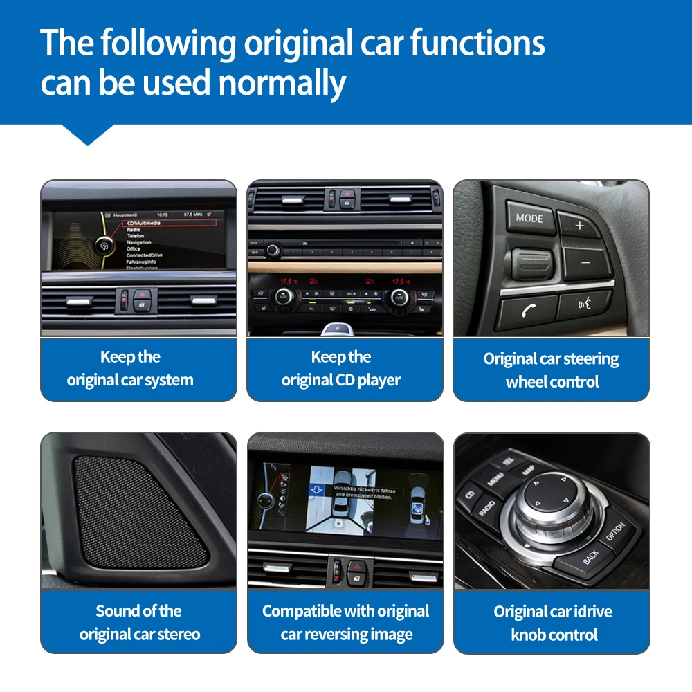 Android System 8.8 Inch Car Multimedia Navigation for BMW E70 E71 CCC System 2007-2009 Radio Screen