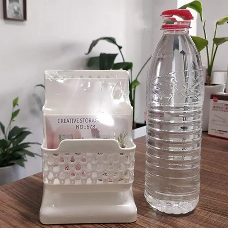 Desk Organizer com 3 Compartimentos, Pen e Lápis Storage Box, Acessórios Fornecimento