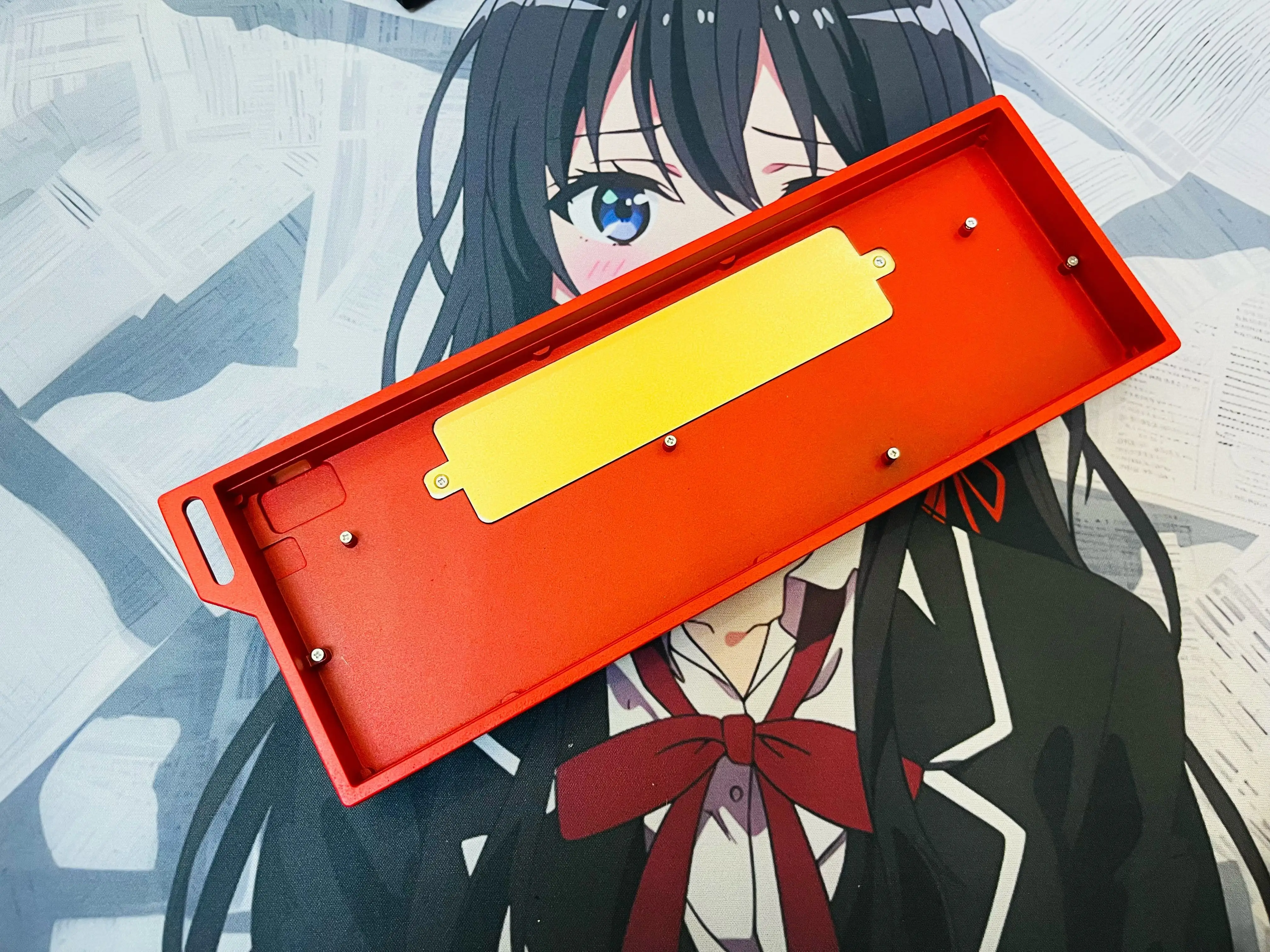 

KT60 Mad 60he GH60 Aluminum Keyboard Shell 60% Keys Layouts Keyboard Case For Wooting 60HE Rakka Aula Win60 drunk deer Keyboard