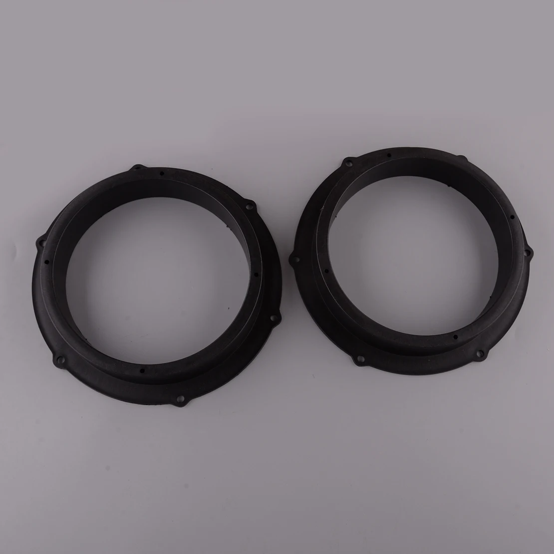 1 Pair 8 inch to 6.5 inch Car Stereo Speaker Spacers Adaptor Replacement Universal Black Plastic