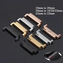2pcs Strap Adapters 20mm To 18mm 20mm 22mm To 22mm 22mm To 20mm Quick Release Pins Connectors Watch Band Spring Bars Accessories