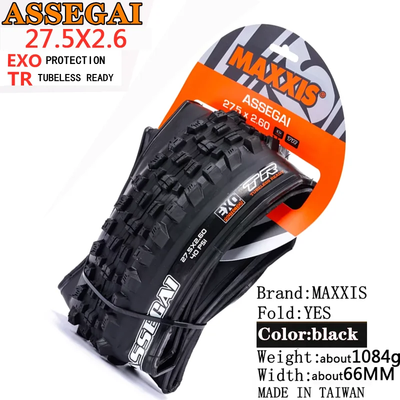Maxxis ASSEGAI 27.5 29X2.5 Inch Downhill Folding Vacuum Puncture
