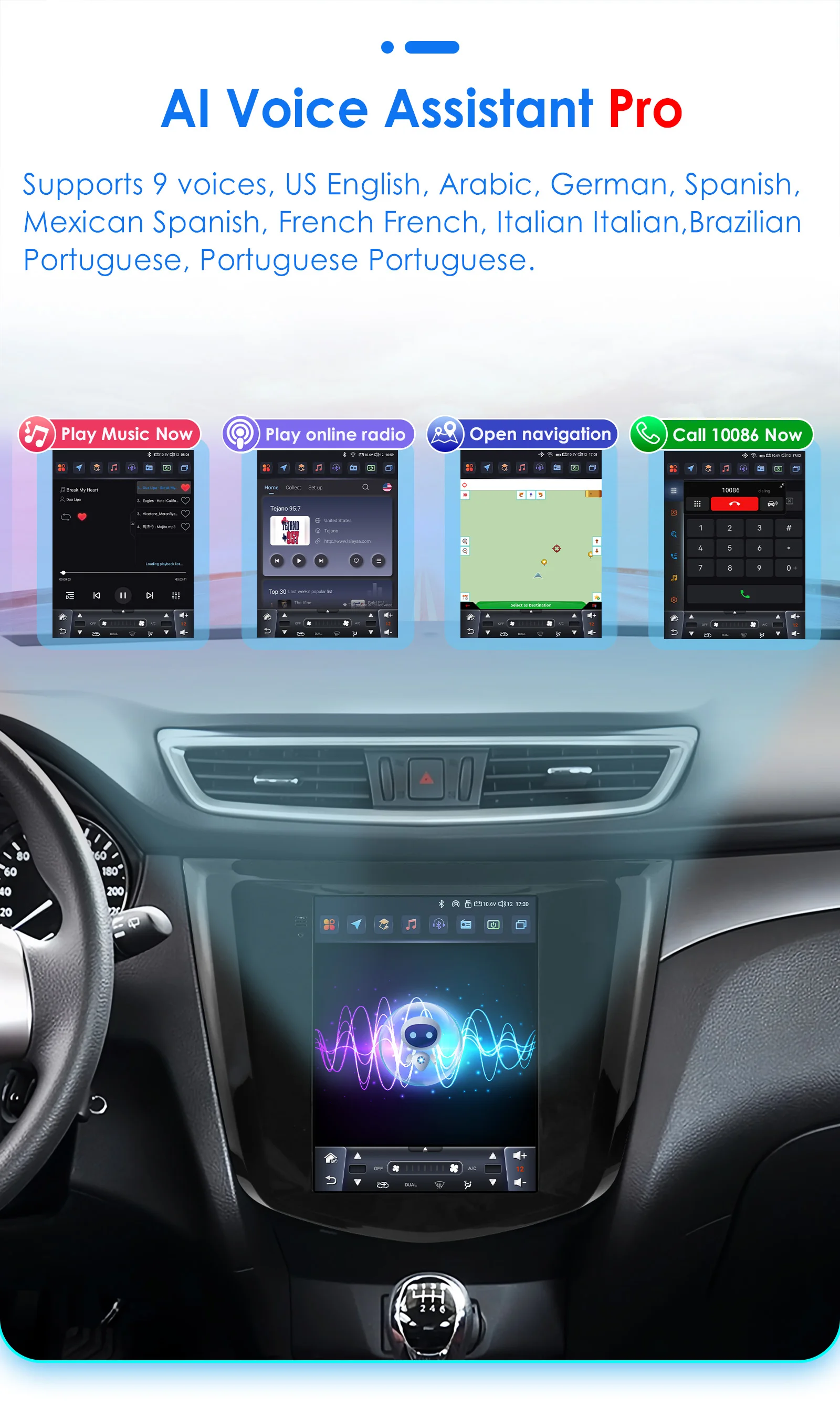Hizpo For Tesla Style Android Auto Radio For Nissan Qashqai J11 X-Trail 3 T32 2013 -2017 Carplay 4G Car Multimedia GPS Autoradio