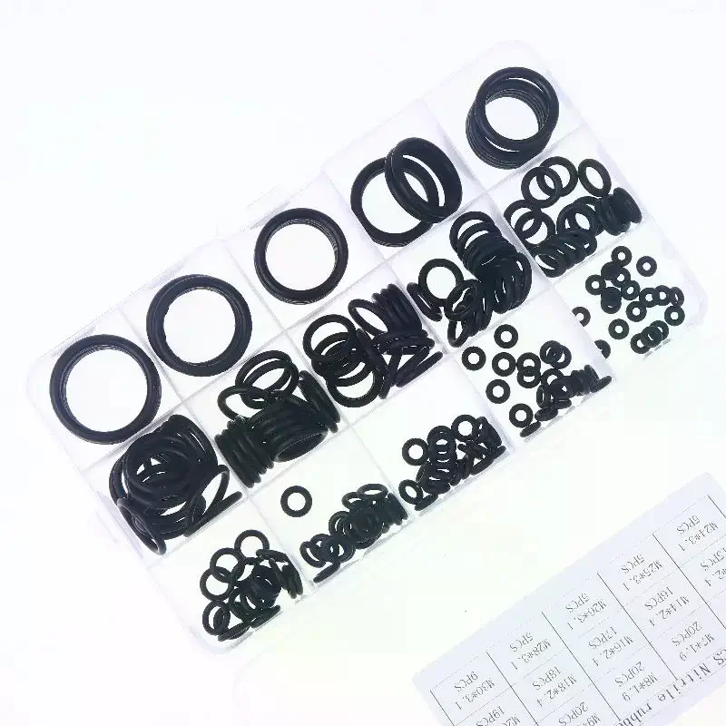 1Set Sealing Elastic Band Rubber O Ring Set Gaskets Seal Nitrile Rubber Bands High Pressure O-Rings Repair Kit