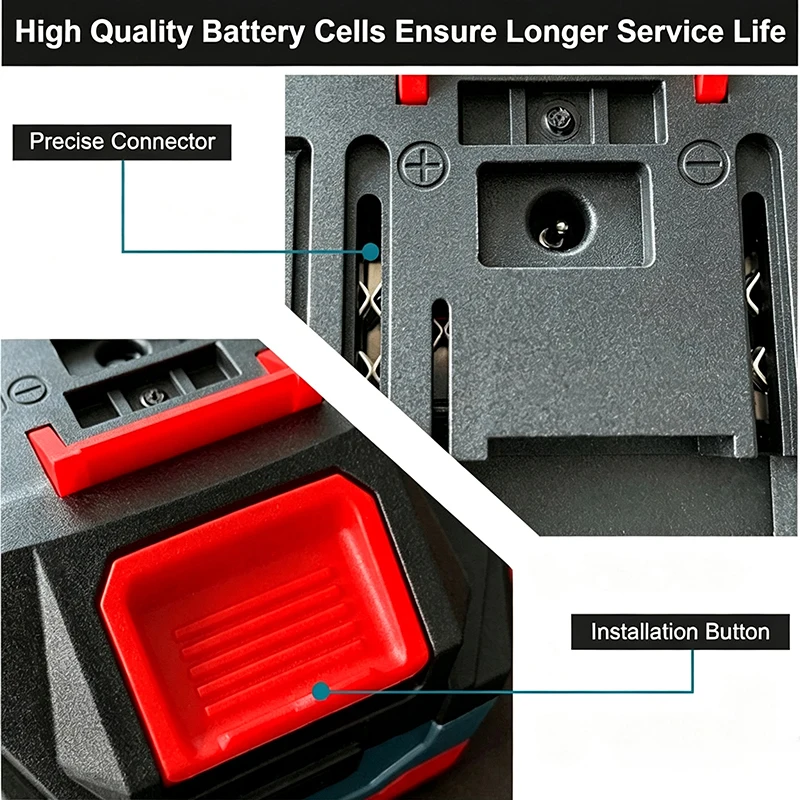 Rechargeable 21V Lithium Battery 12000mAh 9000mAh Ion Battery Cordless Electric Power Tool For Makita 18V Battery BL1860