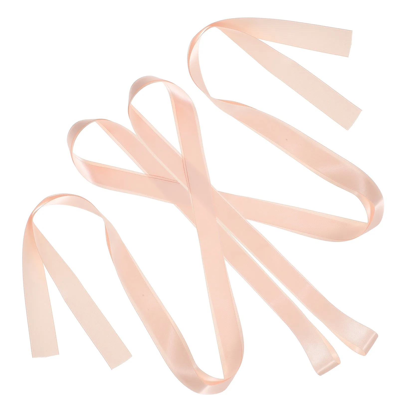 

2Pcs Pink Satin Pointe Shoe Ribbon Soft Wide Flat Shoe Ribbon for Ballet Shoes Dancing Shoes Protection Comfort Easy Sew on