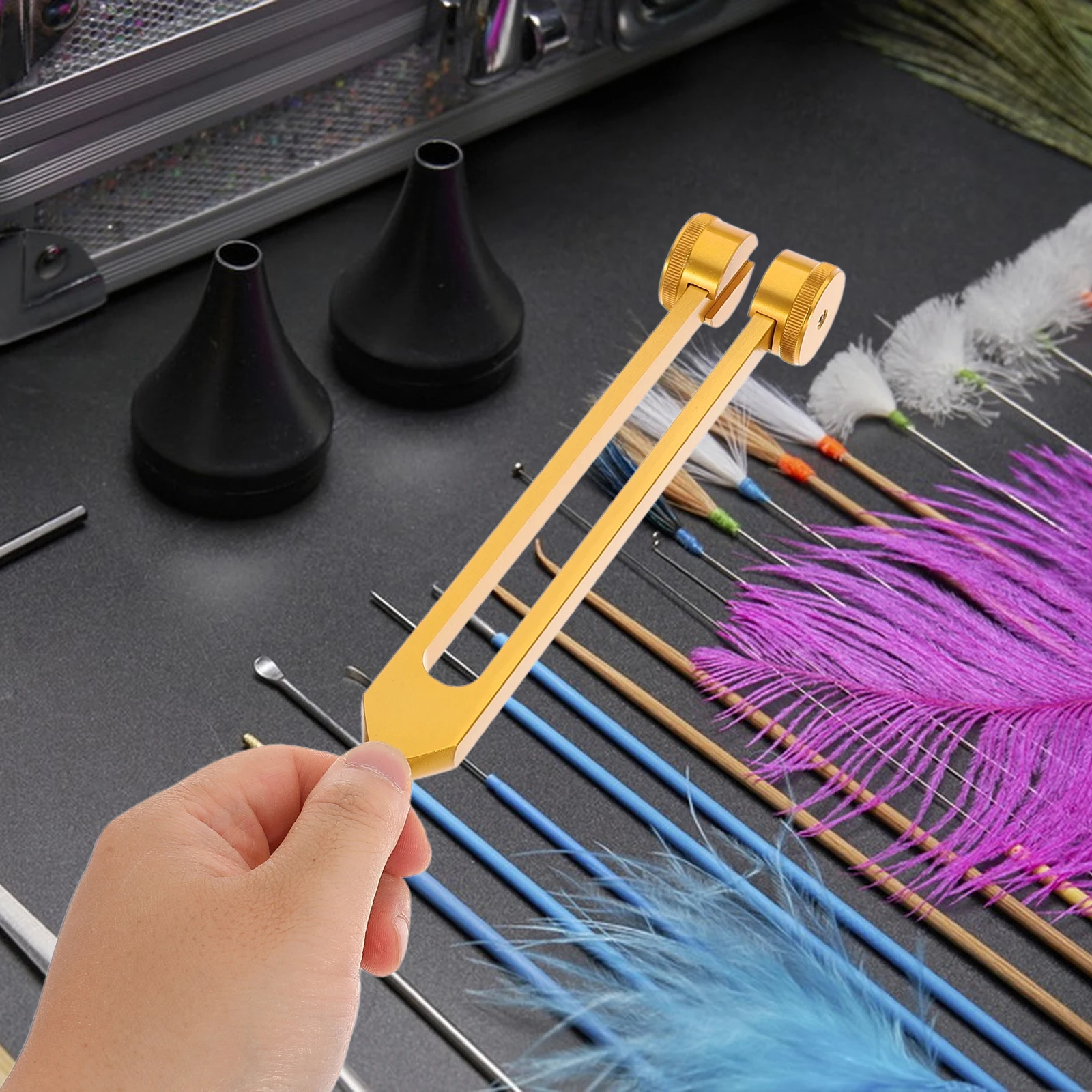 

Ring The Bell Ear Picking Kit Sensory Aluminum Ears Musical Instruments Tuning Tools