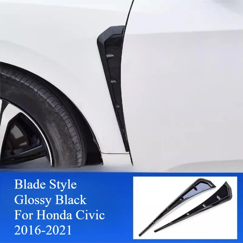 For Honda Civic Car Body Door False Trend Modified Flap Flank General Modified Flap Body Decoration Sticker Accessories view 5