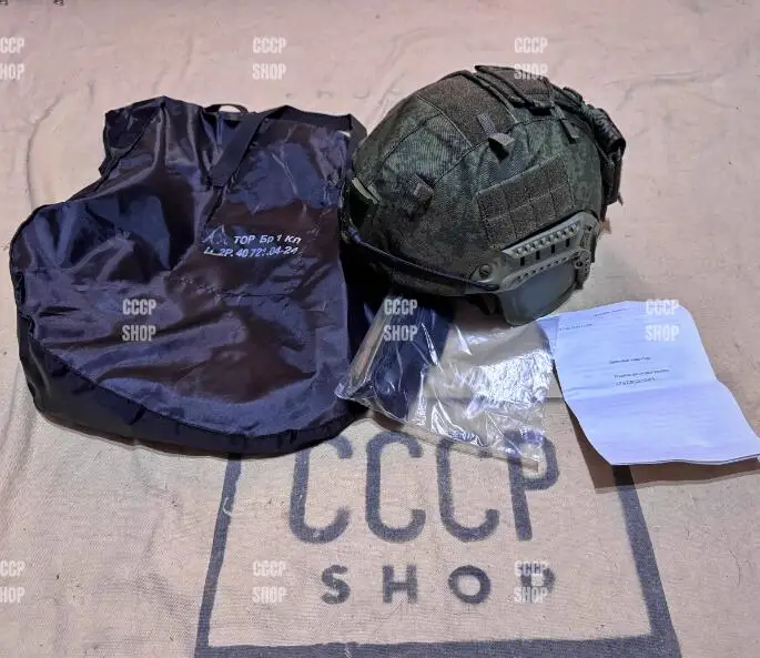 Russian MADE TOR/L Helmet Include EMR Camouflage Cover MVD SOBR Low Cut