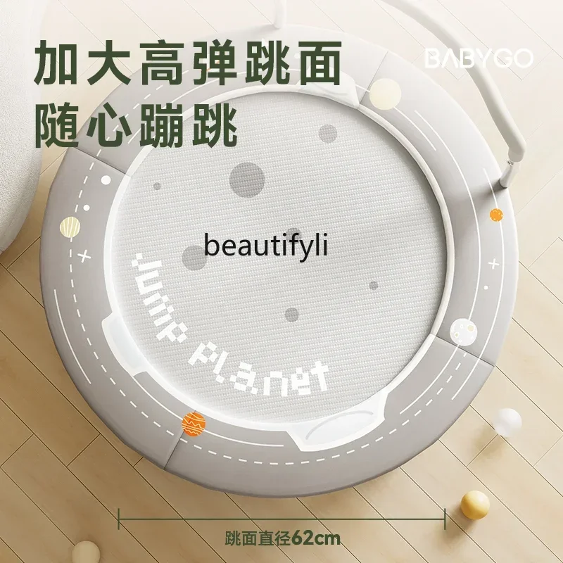 

Trampoline Household Children's Indoor Family Bouncing Foldable Jumping Bed Rubbing Bed