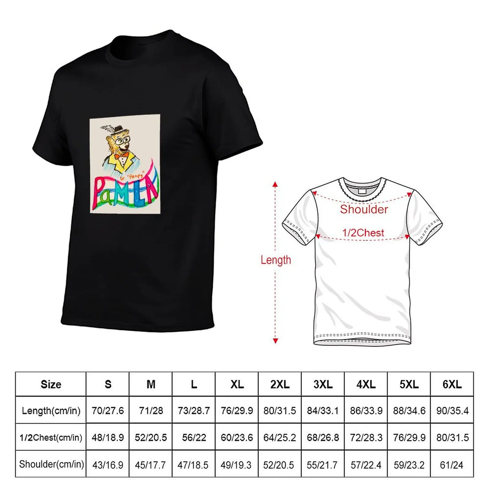Introducing Dr. Pampy T-Shirt oversize t-shirts man plus size clothes Men's cotton t-shirt