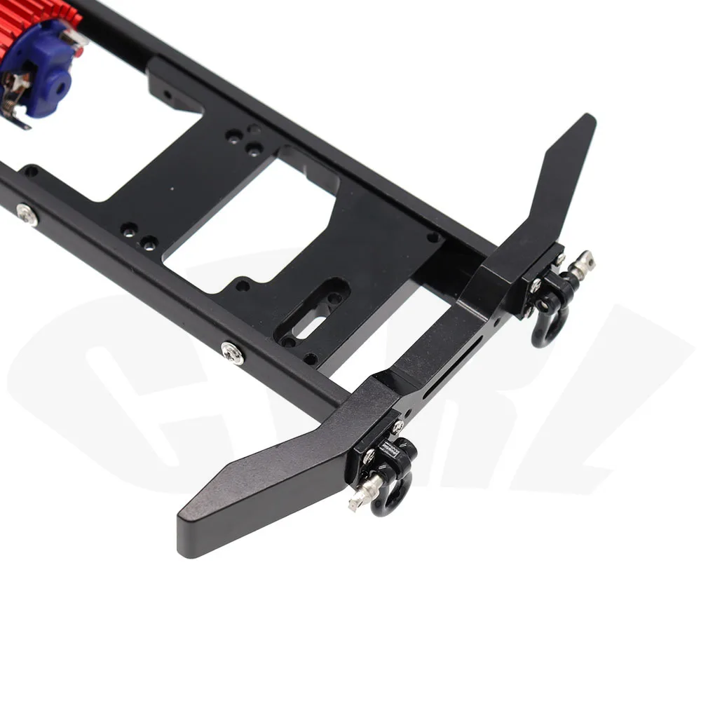 WPL Metal Front Bumper with Tow Hook For 1/16 RC Car WPL B14 B-14 B16 B24 B-24 B36 Q60 Q61 Military Truck 4WD 6WD Upgrade Parts