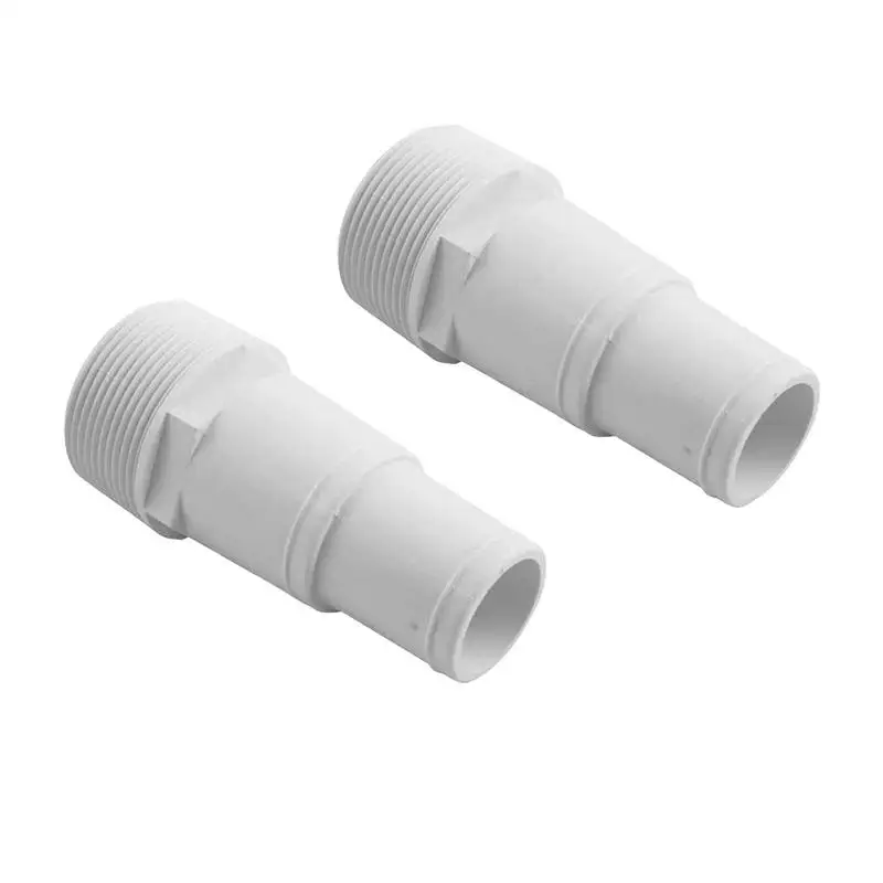 

PVC Tube Fitting Adapter 3.8cm/1.5inch Threaded Hose Fittings For 1-1/4 Or 1-1/2 Pipes 2pcs SPX1091Z7 SPX1091Z4 Hose Adapter