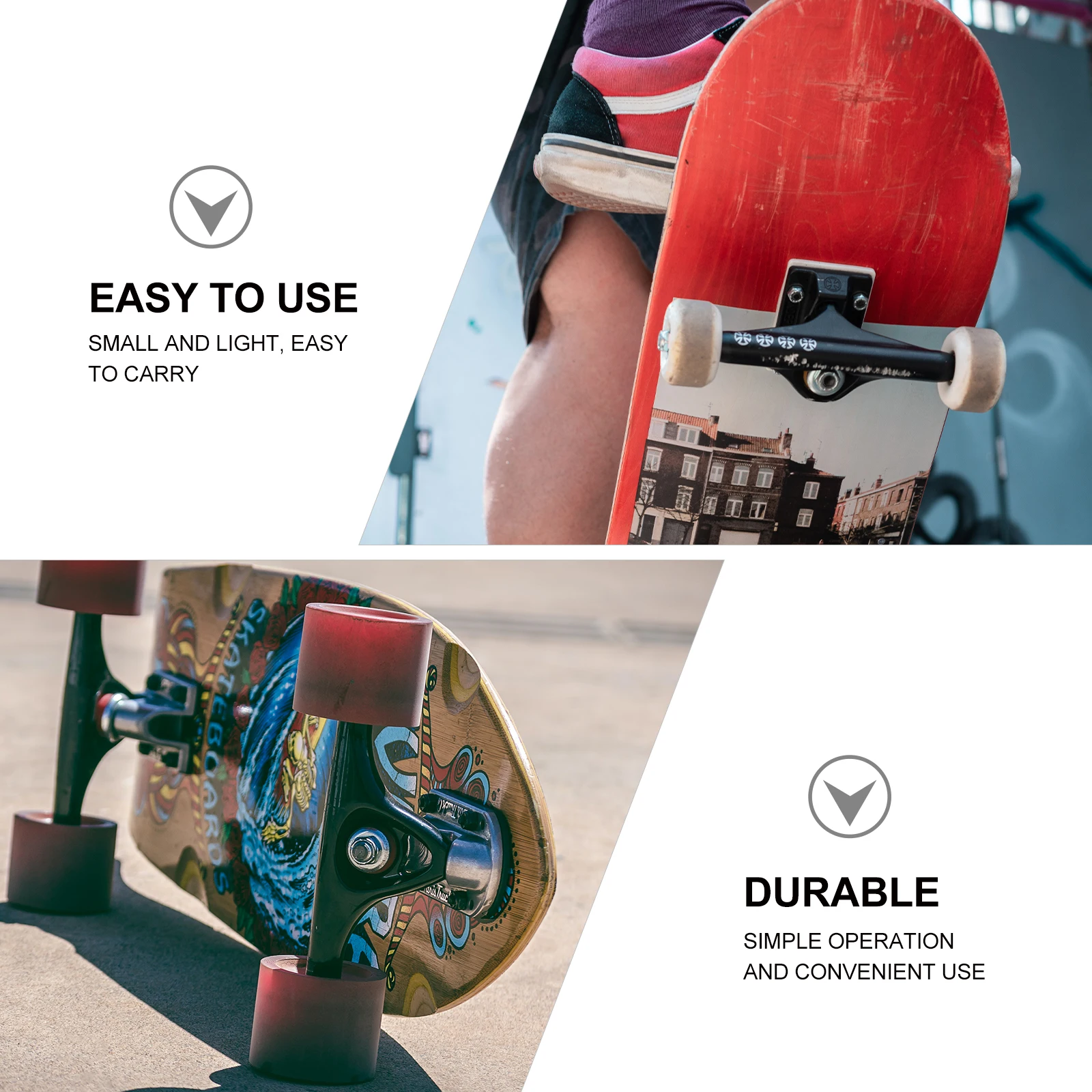 

4 Pcs Skateboard Sandpaper Cleaning Eraser Grip Tape Cleaner for Skateboards Detergent Rubber Surface
