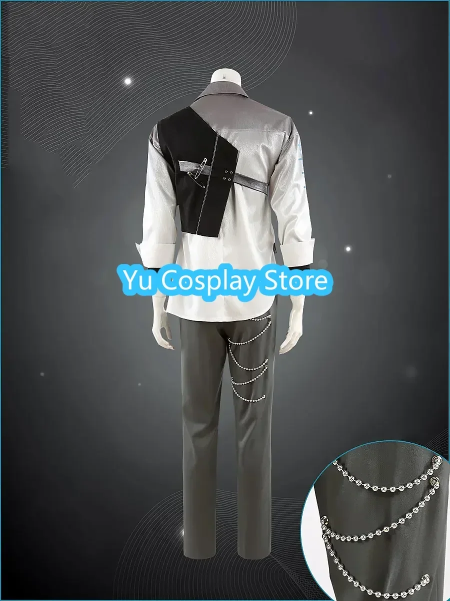

Yu-Cosplay ALKALOID двойное лицо костюмы для косплея игровой ансамбль звезды косплей аниме одежда необычный праздничный костюм униформа на Хэллоуин
