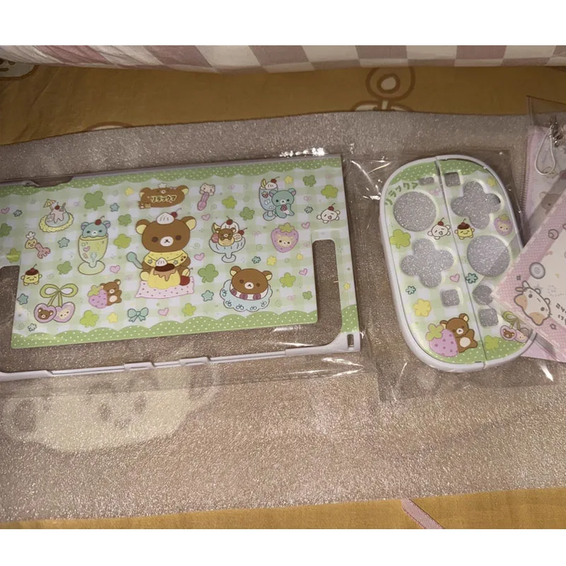 Original New Design Rilakkuma Cute Switch Protective Shell Switch2 Shell Oled Soft Shell Ns Sister Lite Protective Shell Gifts