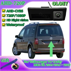Original factory Screen Input Rear Camera For Volkswagen Vw Caddy MK3 2K 2015 2016 ~ 2019 Trunk Handle Parking Reversing Camera