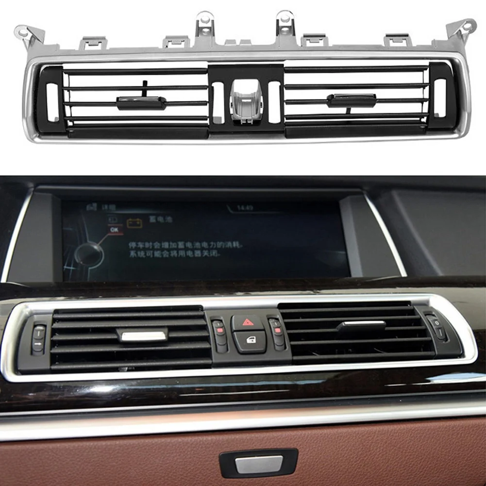 Car Front Console Central Air Conditioner AC Vent Grill for BMW 5 Series GT F07 528 535 2010-2017 64229142584(Standard)