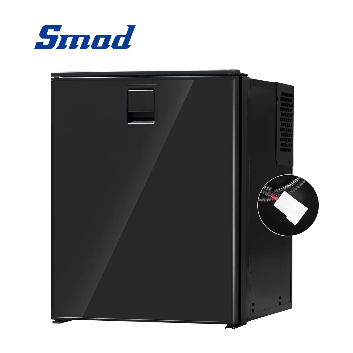 Smad RV Refrigerator 12V/24V Fridge Electric 3 cuft/85L 12 volt Fridge Built in Freezer Cooler for RV Camping Truck Travel