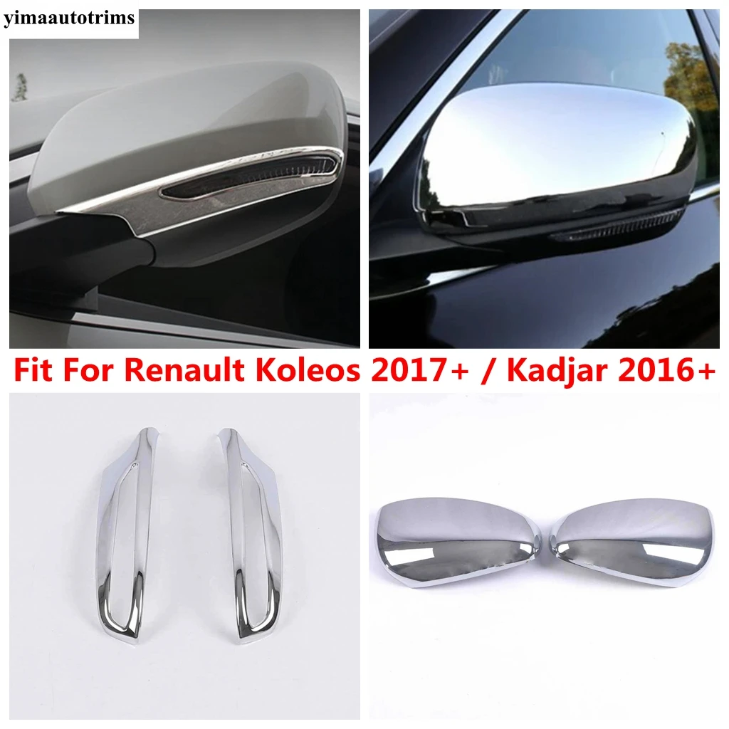 

Side Rearview Mirror Cap Shell Strip Decor Cover Trim Accessories Exterior For Renault Koleos 2017 - 2022 / Kadjar 2016 - 2022