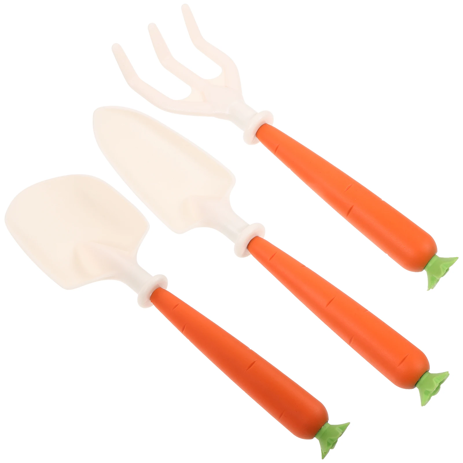 

1 set Planting Tool Set ABS PP TPR Small Gardening Hand Shovel Soil Digging Rake Transplanting Carrot Design Reliable