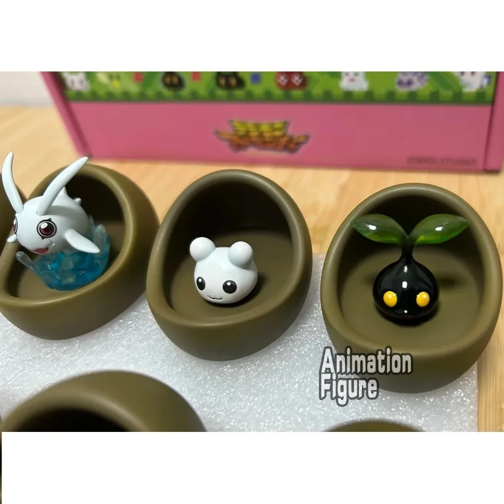 Figura de aventura de Digimon de Anime de 2-3cm, figuras de acción de Botamon Punimon Pichimon, colección de estatuas de Pvc, modelo de juguete, regalos
