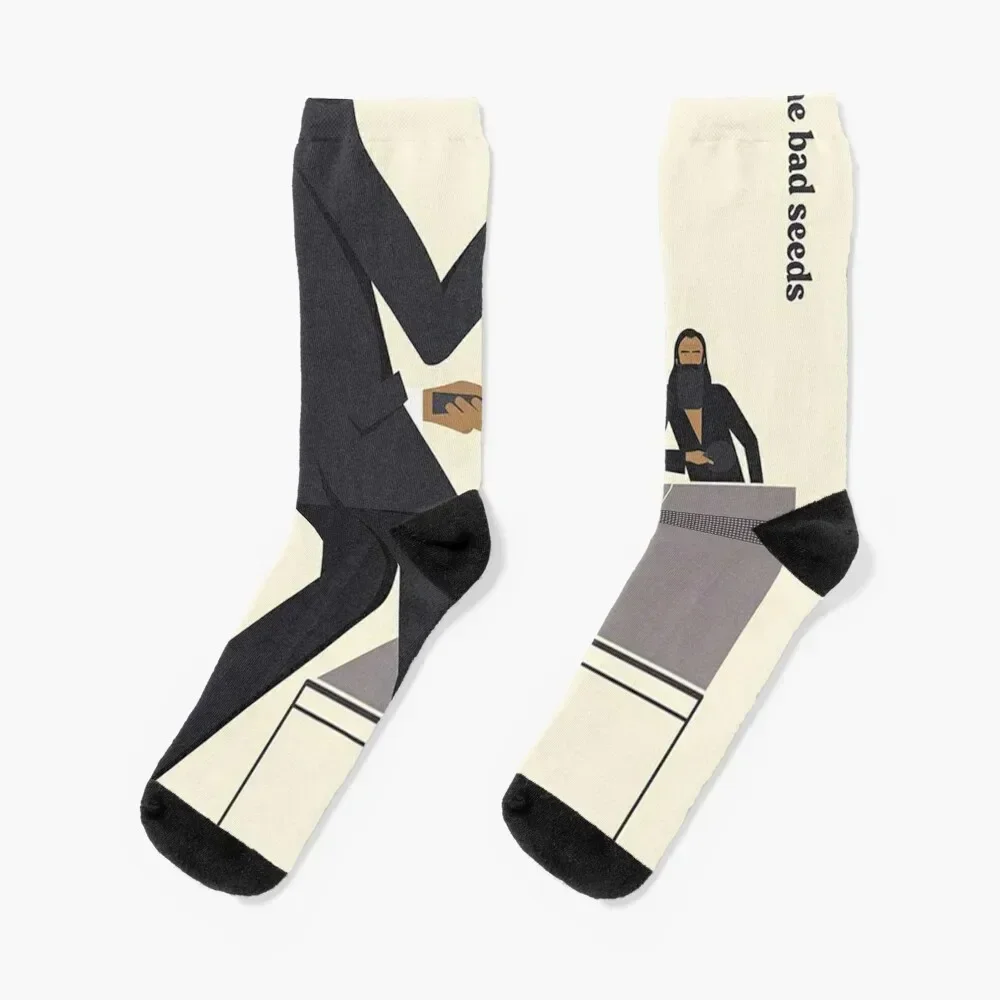 Nick Cave and The Bad Seeds Socks cartoon Climbing christmas gift Socks For Men Women's