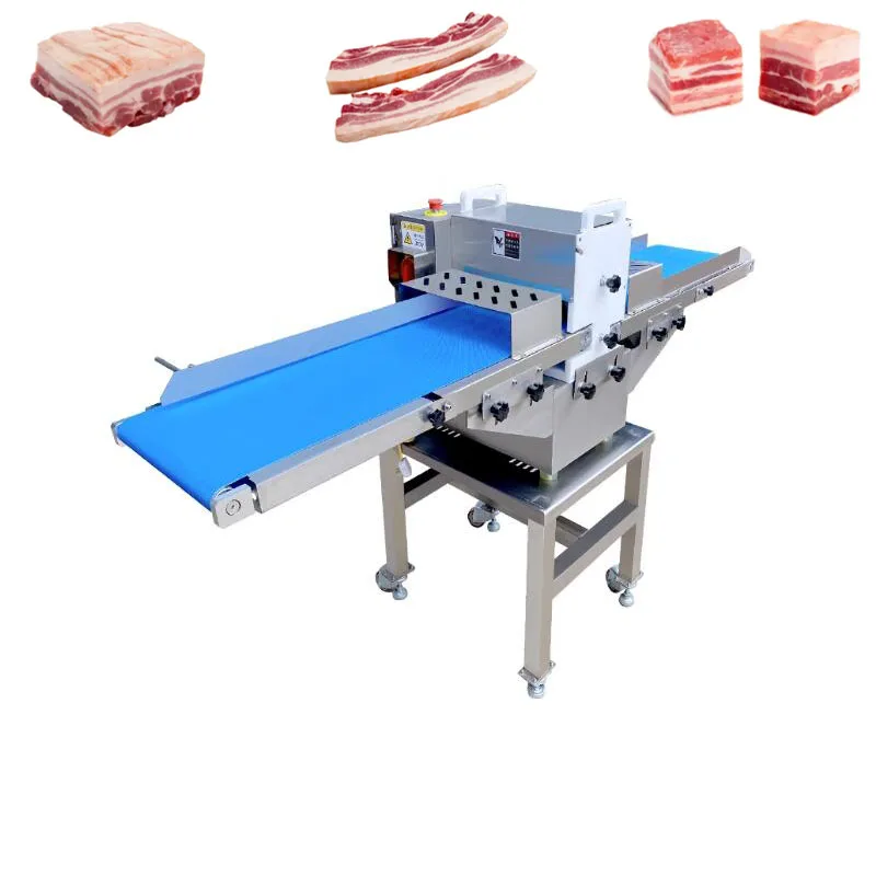 Frozen Meat Slicer Electric Slicer for Beef Cooked Meat Strip Cutter Chicken Dicer Pork Liver Strip Cutting Machinery