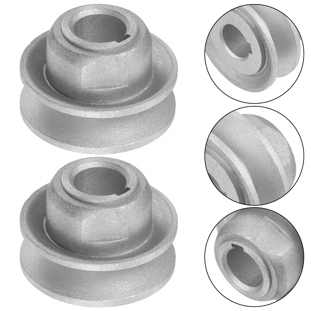 2pcs Metal Industrial Sewing Machine Clutch Motor Pulley DIY Craft Motor Pulleys Clutch Motor Pulley 45*28mm