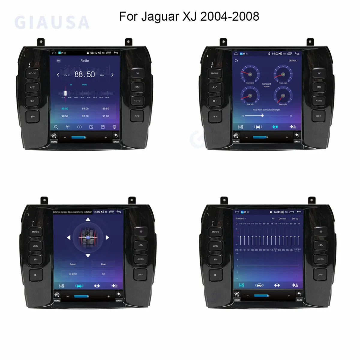 Android12 For Jaguar XJ X-TYPE X Type 2004-2008 Car Radio Wireless Carplay Auto AHD DSP Player BT Multimedia RDS 4G Head Unit