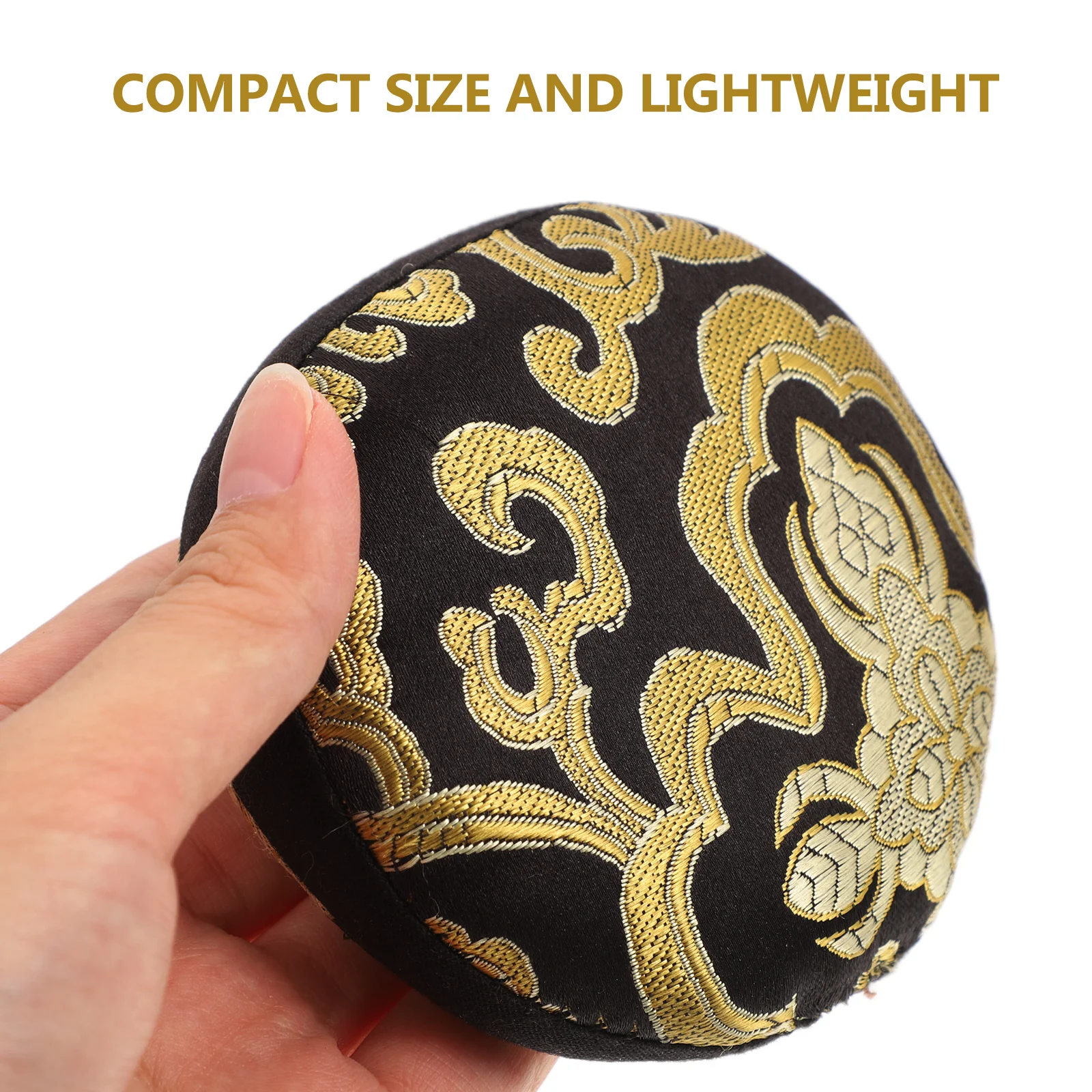 

Compact Lightweight Sound Bowl Mat Craft Durable Temple Accessories, Exquisite Decorative Pattern For Home Supplies