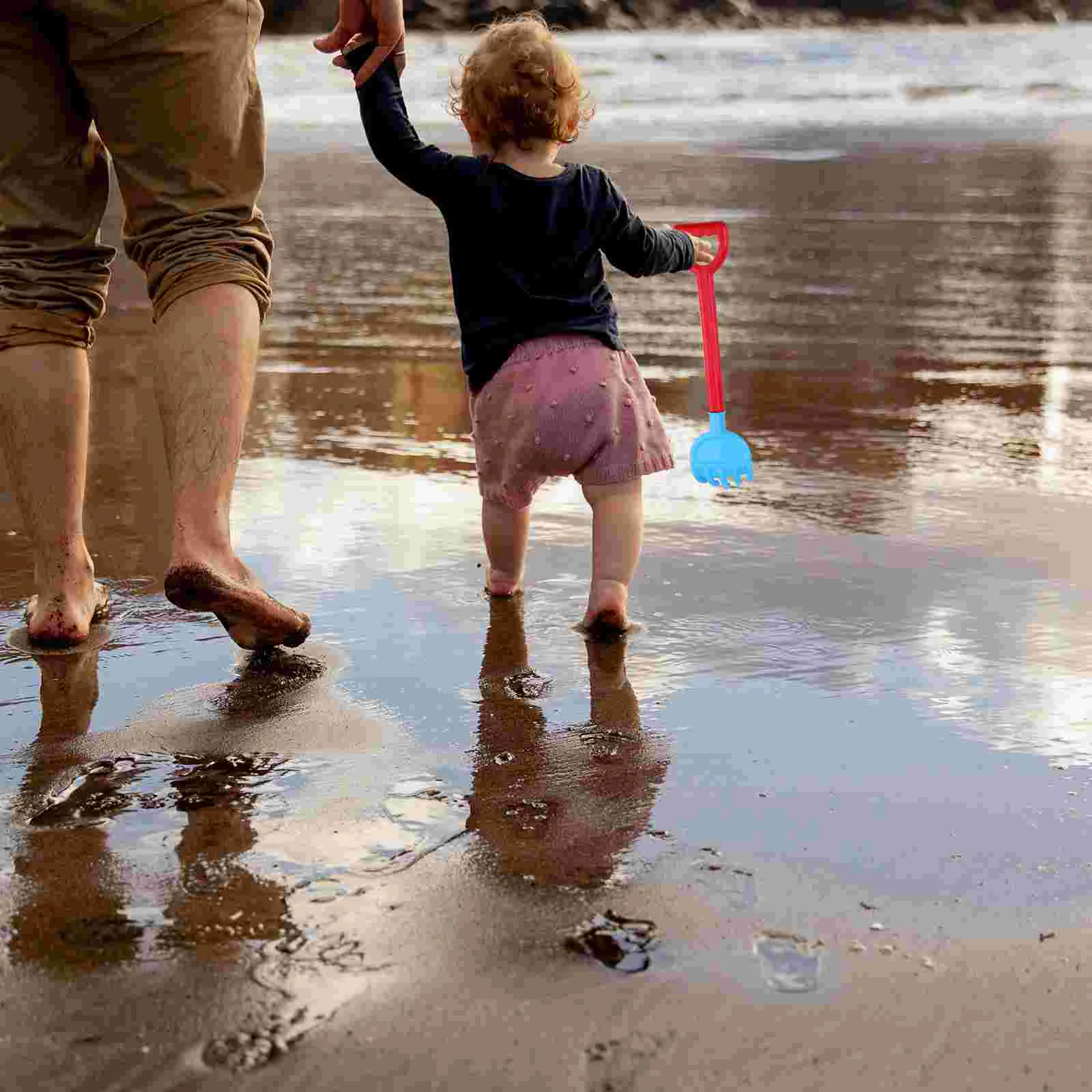 Juguete de playa de verano, juguetes para niños, pala de arena de plástico para niños