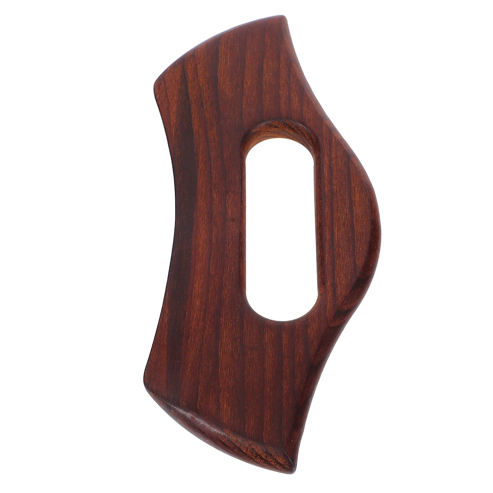 

Brown Natural Wood Guasha Scraping Board Smooth Ergonomic Design Full Body Muscle Scraper Gua Sha Massage Tool Home