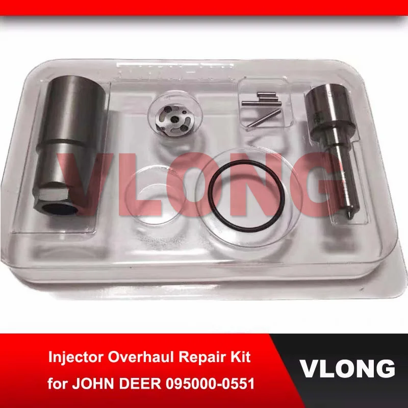 Diesel Injector Overhaul Kit For John Deer Inyector Repair Parts Nozzle Orifice Plate 095000-0551 095000-5230 RE501010 RE524368