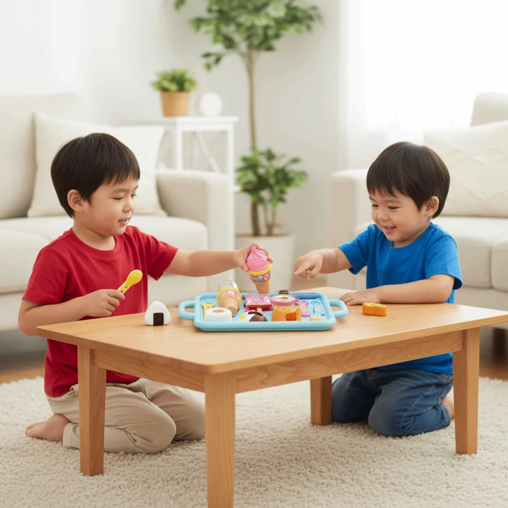 Little BearShape Budino Set di alimentazione Modello di simulazione Educazione precoce Lunch Box Giocattolo per budino Kawaii Gioco di ruolo Giocattoli per la casa