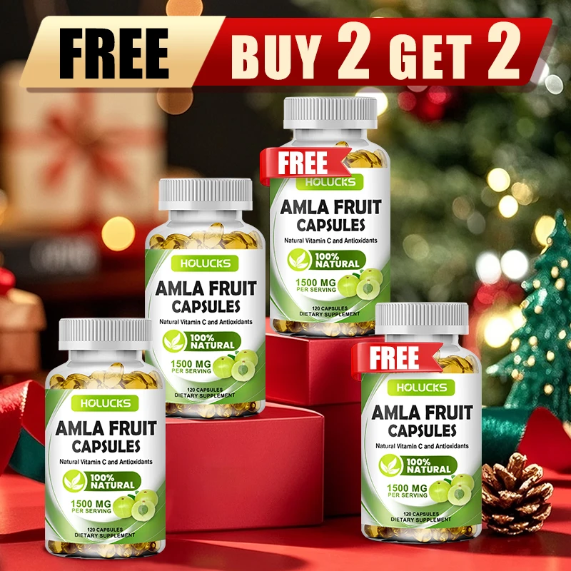 

Органические капсулы с плодами амлы HOLUCKS, содержащие натуральный витамин С и антиоксиданты, для поддержания иммунитета, здоровья кожи, волос и общего благополучия организма.