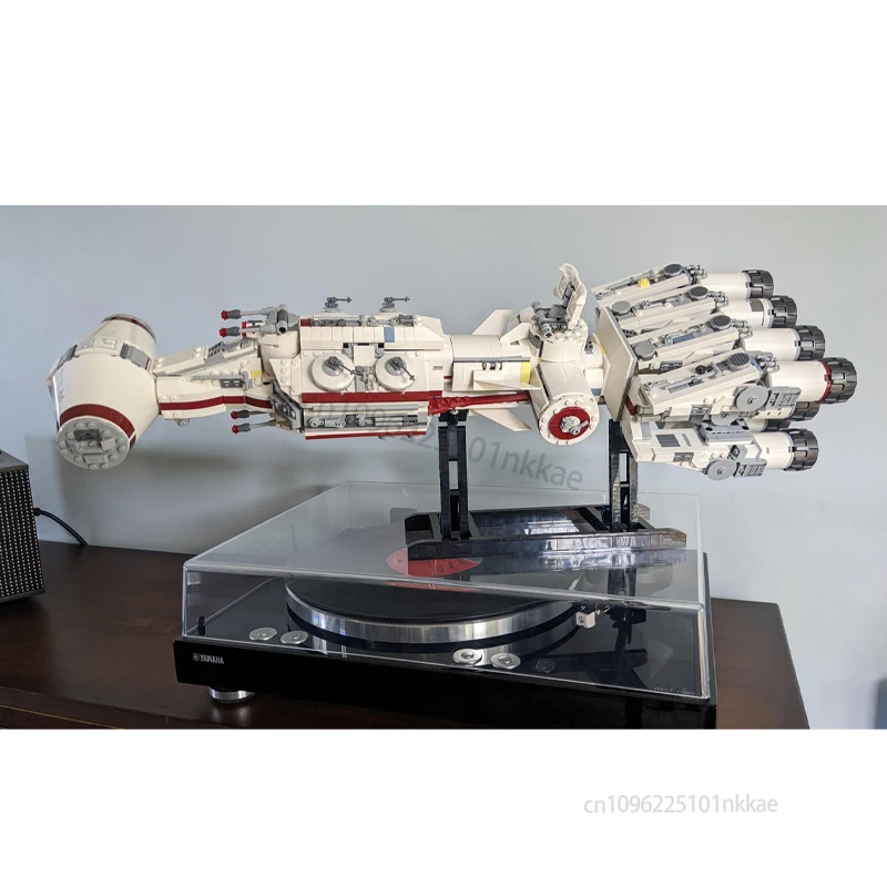 MOC Display Stand for Tantive IV 75244 Technical Building Block DIY Space Warships Bracket Creative ideas Toy Gift Only Bracket