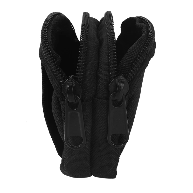 2x Klein Buitenzakje, Mini-Portemonnee Organisator Leger Molle Gear (Waterdicht) (Dubbellaagse Zakken) Nylon Edc