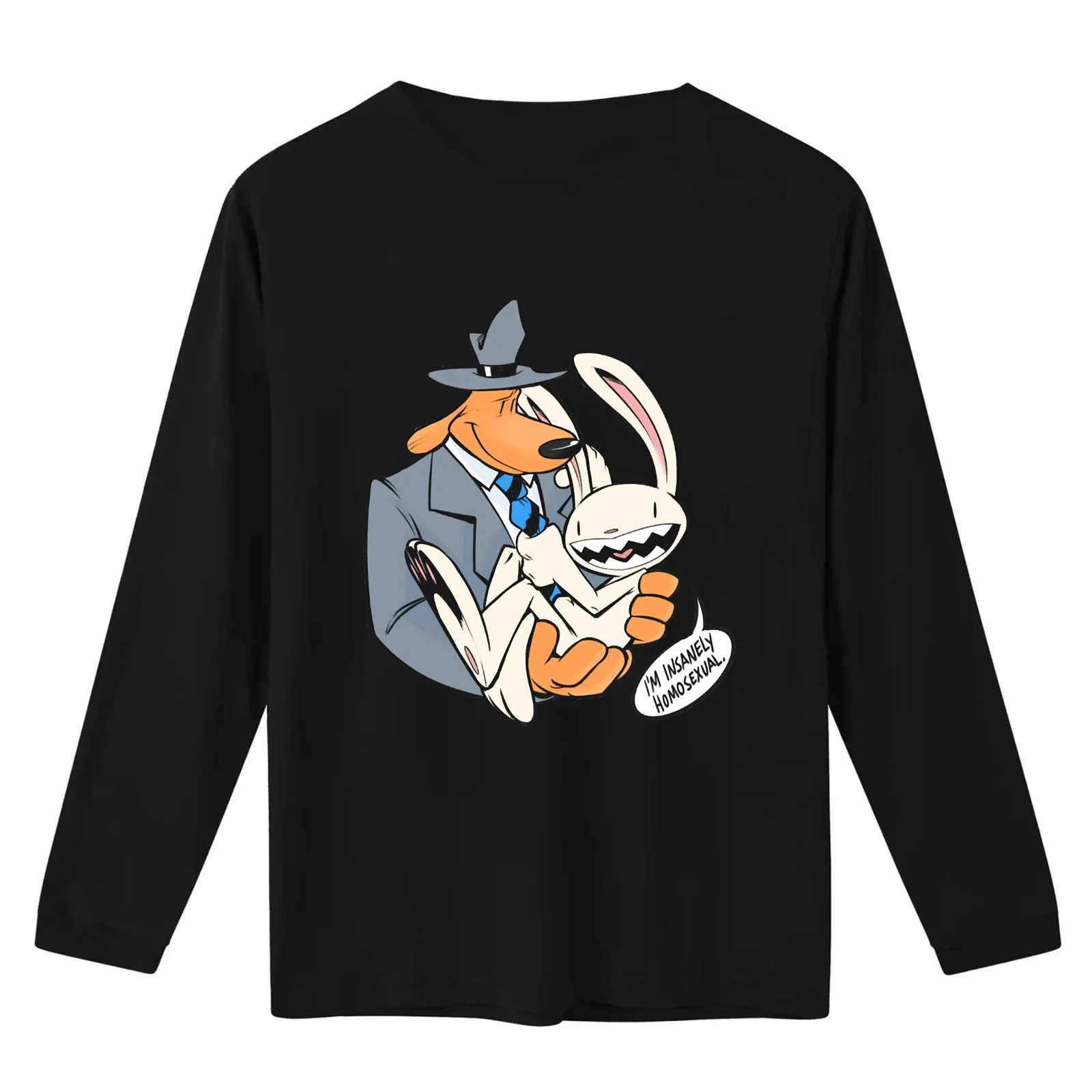 Occupiers Of A Universe Sam And Max Typical Fictional Characters Insanely Gay Carl Cox T-Shirt Summer Casual Cotton Tee