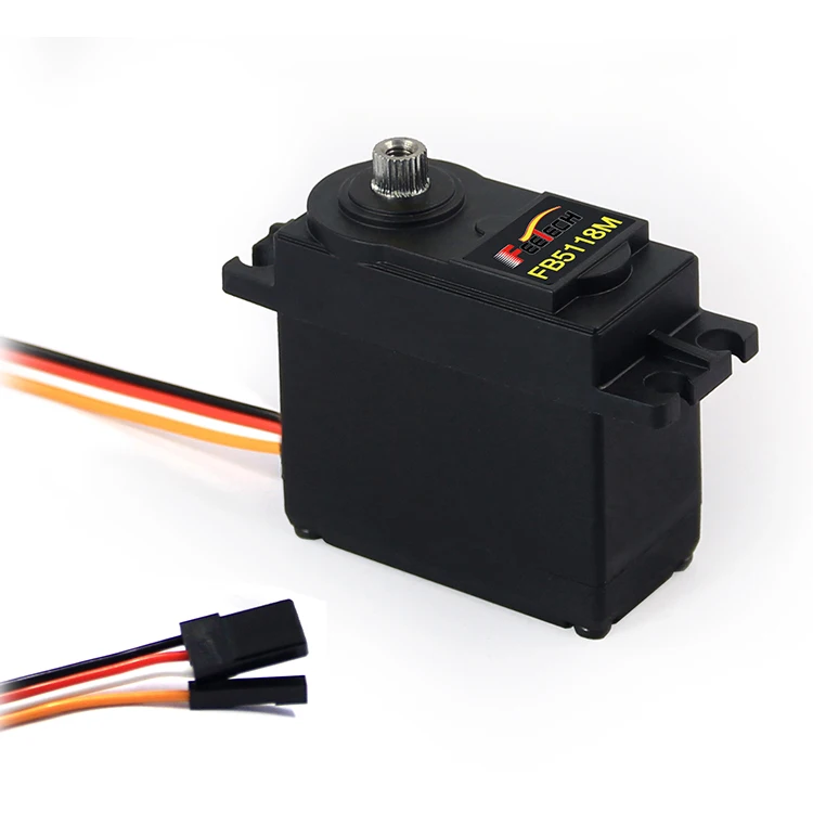 1/2/4 pezzi FT5118M 7.4V 17kg.cm Servo digitale 280 gradi Angolo non controllabile Ingranaggi metallici Nucleo sterzo Servo motore