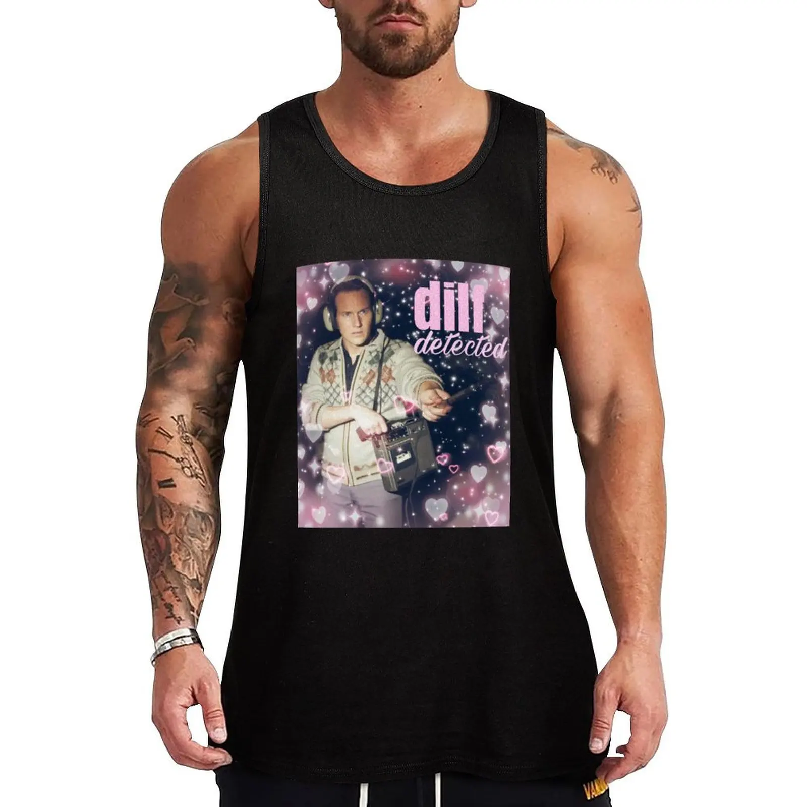 

conjuring dilf daddy patrick Tank Top Male clothes Sports clothing T-shirt male gym accessories man