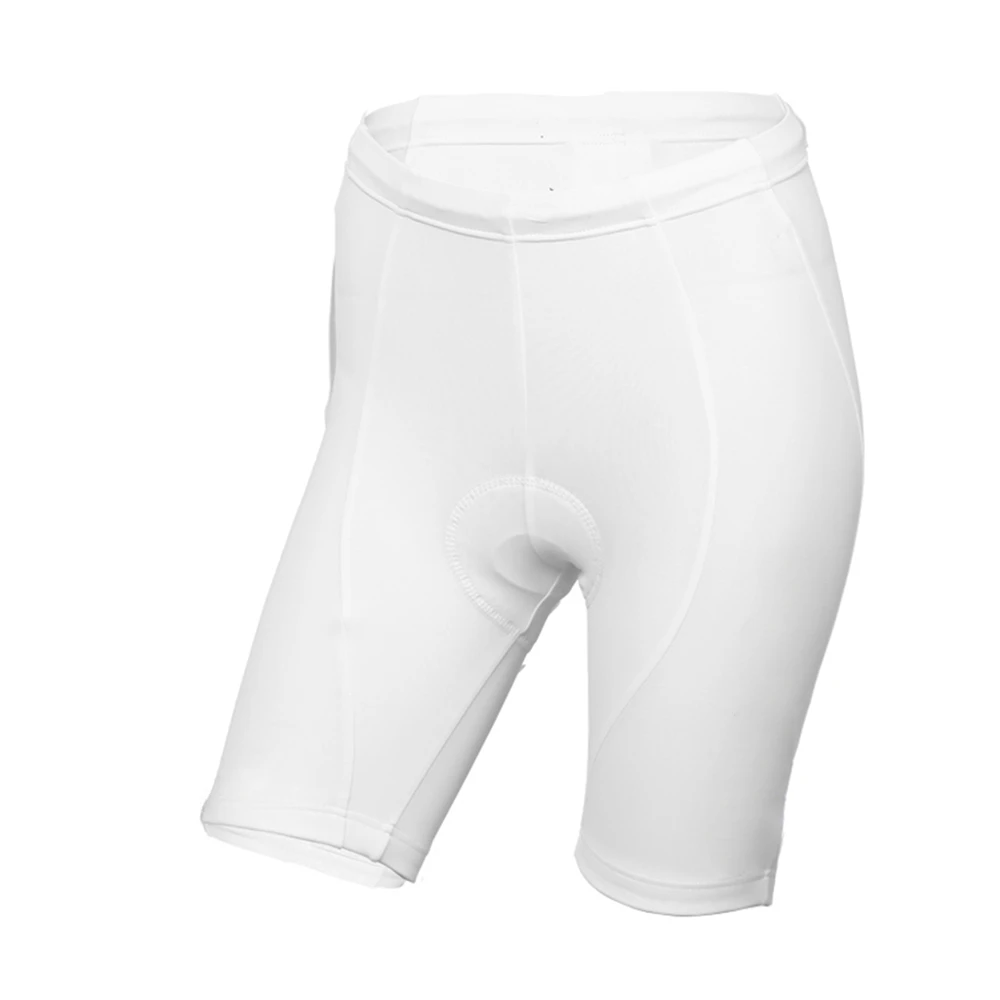 NEW Women White Bicycle Pro / Road Team Bike Pro Cycling Shorts / Wear Breathing Air  Gel Pad