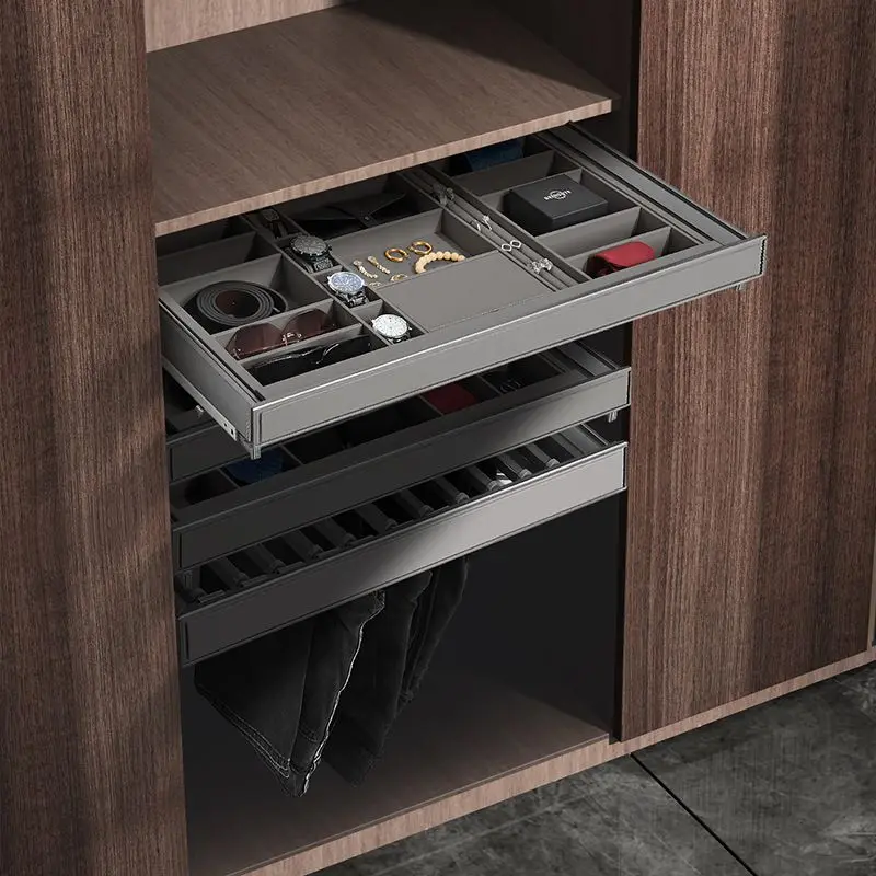 Duobao Ge Storage Box Lattice Jewelry Box Cabinet Storage Drawer Cloakroom Video Classification Box